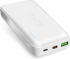 Външна батерия POWER BANK 20 000mAh,1xUSB C,1xUSB A,AFC SBS - WHITE снимка 1