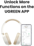 BLUETOOTH СЛУШАЛКИ,ANC,Max5c,HP203 UGREEN снимка 3