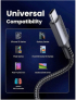 USB-C КЪМ USB-C КАБЕЛ ЗА ДАННИ И ЗАРЕЖДАНЕ – 60W 1м (US567) UGREEN - СИВ снимка 4