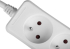 Контакт LINDY LNY-73120 :: 3-портов разклонител, French Schuko, бял снимка 4