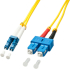 Оптична пач корда LINDY LNY-47470 :: Оптичен мрежов кабел, LC-SC, 1.0 м снимка 1