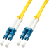 Оптична пач корда LINDY LNY-47450 :: Оптичен мрежов кабел, LC-LC, 1.0 м снимка 1