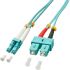 Оптична пач корда LINDY LNY-46392 :: Оптичен мрежов кабел, LC-SC, OM3, 3.0 м снимка 1
