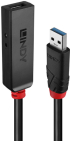 Кабел/адаптер LINDY LNY-43400 :: USB 3.0 активен удължител, slim, 3.0 м снимка 1