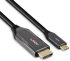 LINDY LNY-43368 :: USB Type C към HDMI® 8K60 адаптерен кабел, M-M, черен, 2.0 м снимка 3