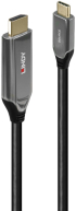 LINDY LNY-43368 :: USB Type C към HDMI® 8K60 адаптерен кабел, M-M, черен, 2.0 м снимка 1