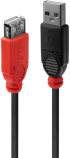 Кабел/адаптер LINDY LNY-42817 :: USB 2.0 активен удължител, Slim, 5.0 м снимка 1