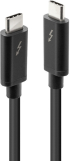 LINDY LNY-41556 :: Thunderbolt 3 кабел, Type C, M-M, 40Gbps, пасивен, черен, 1.0 м снимка 1