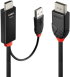 LINDY LNY-41498 :: HDMI към DisplayPort 4K60Hz кабел, M-M, черен, 1.0 м снимка 1