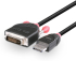 LINDY LNY-41492 :: DisplayPort към DVI-D кабел, M-M, черен, 3.0 м снимка 1