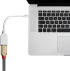 LINDY LNY-41021 :: Кабел DisplayPort Mini M - DisplayPort F, екраниран, бял, 0.2 м снимка 3