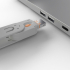  Система за заключване на USB портове LINDY LNY-40453, 1 ключ, 4 порт блокера, оранжеви снимка 3