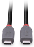 LINDY LNY-36957 :: Кабел USB4, 240W PD, Type C, M-M, 40Gbps, Anthra Line, черен, 1.5 м снимка 4
