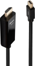 LINDY LNY-36926 :: Mini DisplayPort към HDMI кабел, M-M, 4K30Hz, черен, 1.0 м снимка 2