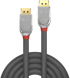 LINDY LNY-36304 :: DisplayPort 1.2 кабел, M-M, Cromo Line, сив, 5.0 м снимка 2