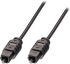 LINDY LNY-35210 :: Оптичен аудио кабел, TosLink SPDIF, черен, 0.5 м снимка 1