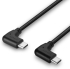LINDY LNY-32009 :: Кабел USB 2.0, USB-C към USB-C, M-M, 2x 90° под ъгъл, десен, черен, 1.0 м снимка 5