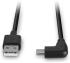 LINDY LNY-32001 :: Кабел USB 2.0, Type A към C, M-M, ъглов, 90° надясно, черен, 1.0 м снимка 4