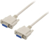 LINDY LNY-31577 :: Сериен Null Modem кабел, RS-232, DB9 F-F, бял, 3.0 м снимка 1