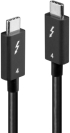 LINDY LNY-31120 :: Кабел Thunderbolt 4, 40Gbps, Type C M-M, пасивен, 1.0 м снимка 1