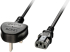 LINDY LNY-30433 :: Захранващ кабел, UK 3 Pin към C13, 2.0 м снимка 2