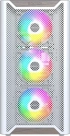 Montech кутия Case ATX - XR Wood (W) - 4 x 120 mm ARGB Fans, Wood, USB-C, White снимка 2