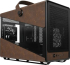 Montech кутия Case mATX - Heritage PRO (B) - USB-C, Leather, 4 x 120 mm Fans снимка 1