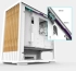 Zalman кутия Case mATX - P10 NAMU WHITE - Wood, USB-C снимка 11