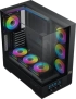 Xigmatek кутия Case EATX - Vision - 7 ARGB Fans, LCD Display Panel, Smart Fan Control снимка 2