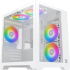 Xigmatek кутия Case mATX - Aqua M Lite Arctic - 5 ARGB Fans снимка 1