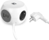 Контакт ACT разклонител куб с 3 гнезда, USB-C/A портове, 30W Power Delivery, кабел 1.5 м снимка 1