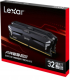 Памет Lexar 32GB Kit (2x16GB) Ares DDR5 6000 CL32 1.35V heatsink, Non-RGB lighting, Dual pack, Black Color снимка 7