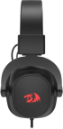 Геймърски стерео слушалки с подвижен микрофон и RGB осветление Redragon Zeus Lite H510-LT снимка 2