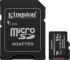 Kingston 64GB microSDXC Canvas Select Plus Gen3 100MB-s A1 Card + Adapter снимка 1