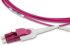 Оптична пач корда Conneu LC-LC Uniboot Cord, OM4 Violet 2 mm, 7 m снимка 2