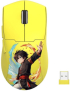 Безжична Bluetooth и кабелна геймърска мишка Redragon K1ng Max Anime M918AKB-PRO - жълта снимка 2