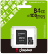 Карта памет Kingston Canvas Select Plus, microSDXC 64GB снимка 1