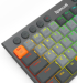 Геймърска жична и безжична Bluetooth механична клавиатура Redragon Horus SE K609GG-RGB-PRO с RGB подсветка - сива снимка 7