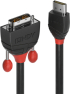 LINDY LNY-36272 :: HDMI към DVI-D кабел, M-M, черен Line, черен, 2.0 м снимка 1