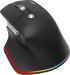Мишка Acer Easy Fit Wireless Mouse,RF 2.4 GHz dongle, Bluetooth 5.0, Wired, 6 buttons, DPI 4000, 122 g, Black with RGB strip снимка 2