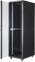 Стоящ комуникационен шкаф 19", 26U 600x600 мм, Elegant Trio, черен снимка 2