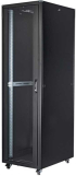 Стоящ комуникационен шкаф 19", 26U 600x600 мм, Elegant Trio, черен снимка 1