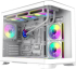 Gamemax кутия Case mATX - HYPE-M White - 3 x 120 mm Addressable RGB fans снимка 1