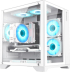 Gamemax кутия Case mATX - Infinity Mini White снимка 1