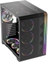 1stPlayer кутия Case ATX - VT7-BK - USB-C, Mesh, A-RGB снимка 2