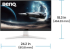 Монитор BenQ MOBIUZ EX271, 27", IPS, 180Hz, 1ms, 1920x1080 FHD, HDMI, DP, USB Type-C, 2h USB Type-A, 2x 2.5W, 180Hz, Maтов, Бял снимка 5