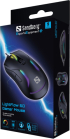 ГЕЙМЪРСКА МИШКА SANDBERG LightFlow 6D - Black - PN 640-27 снимка 1