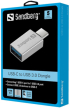 Адаптер USB-C to USB 3.0 SANDBERG - Grey - PN 136-24 снимка 2