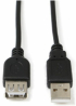 КАБЕЛ MICROCONNECT USB 2.0 Extension - 0.3m - PN USBAAF03B снимка 1
