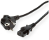 ROLINE 19.08.1014 :: Захранващ кабел, прав IEC конектор, черен, 3.0 м снимка 2